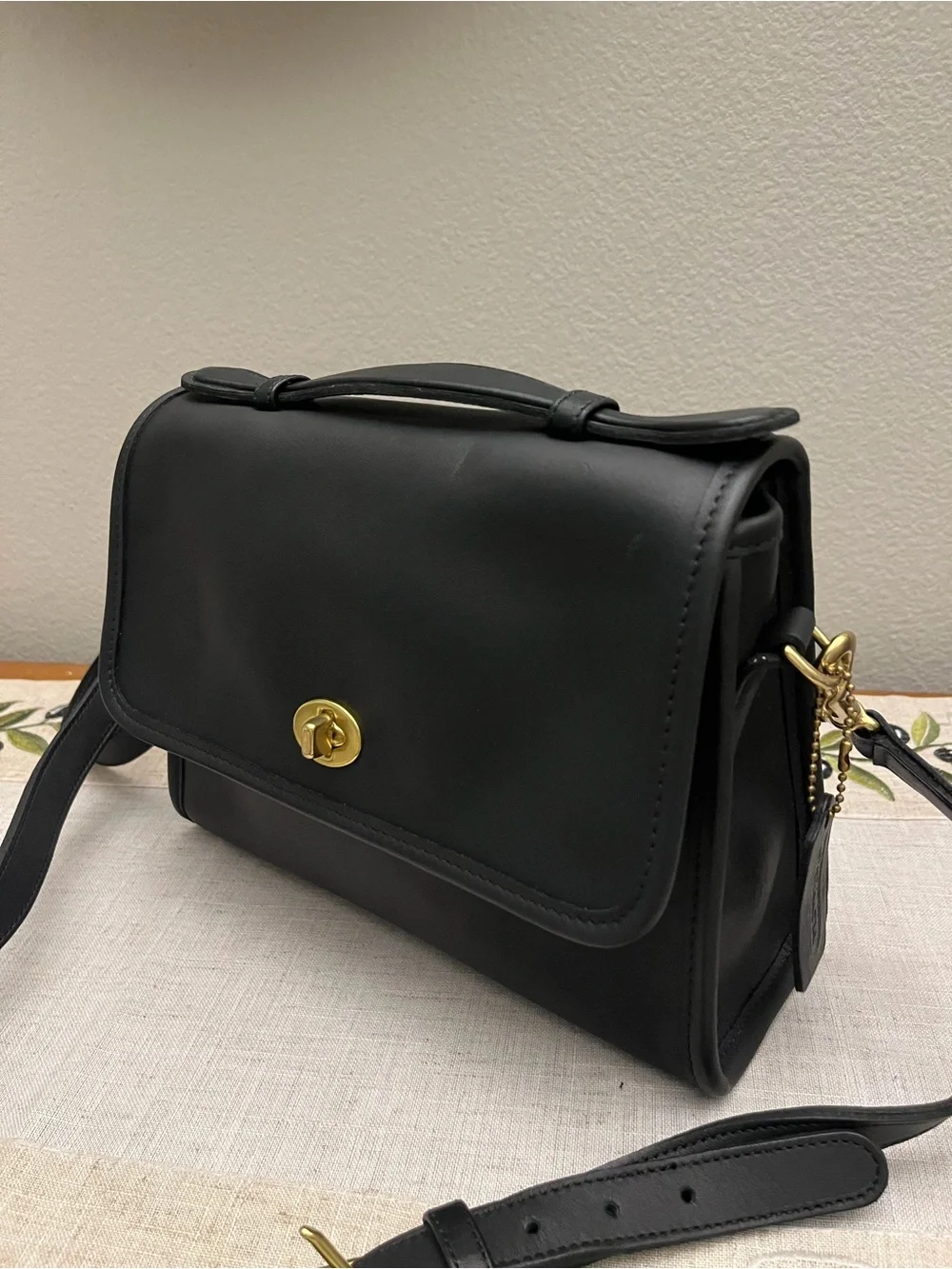 Vintage Coach Court Bag top handle #9870